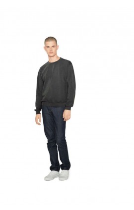 AATF478 UNISEX FRENCH TERRY GARMENT DYED CREW