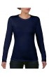 ANL374 WOMEN’S FASHION BASIC FITTED LONG SLEEVE TEE