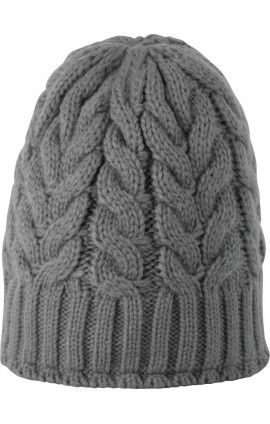 KP527 CABLE KNIT BEANIE