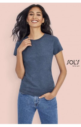 SO02080 SOL'S IMPERIAL FIT WOMEN - ROUND NECK FITTED T-SHIRT