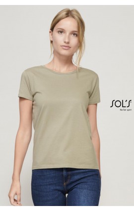 SO03579 SOL'S PIONEER WOMEN - ROUND-NECK FITTED JERSEY T-SHIRT